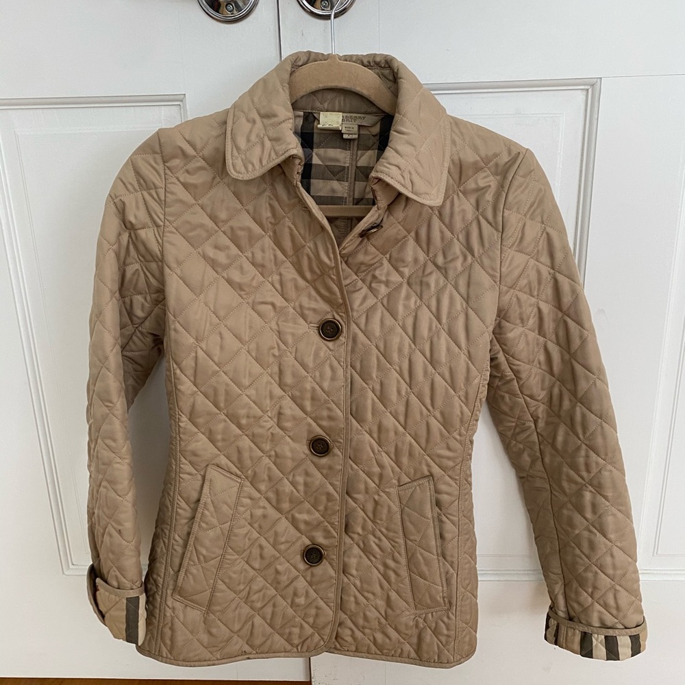 Classic Burberry Quilted Jacket